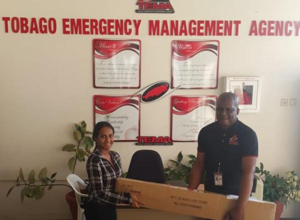 Energy efficient lighting improvements in select public buildings in Tobago